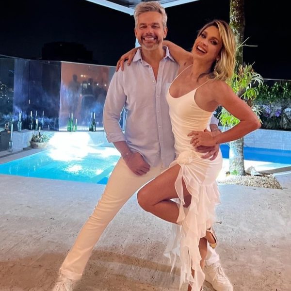 Otaviano Costa e Flavia Alessandra na Barra da Tijuca (RJ)