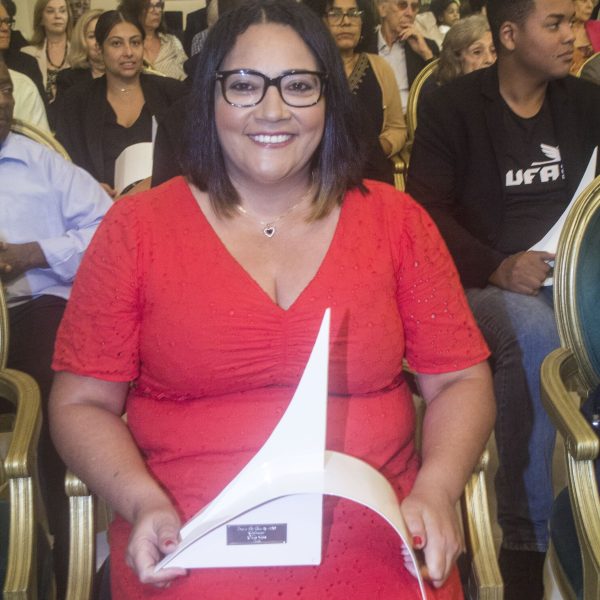 Angela Morais, CEO da Kolbe Artes, vencedora da categoria Audiovisual