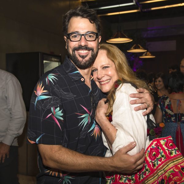 Claudio Lins e sua mãe, Lucinha Lins