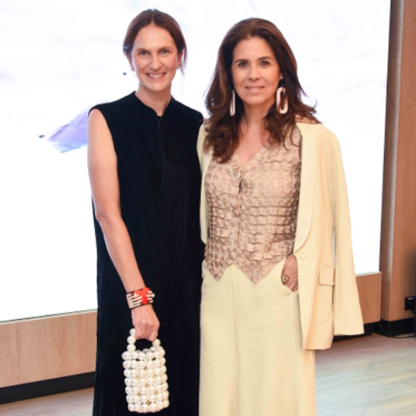 Cris Pinheiro Guimarães e Angela Hall