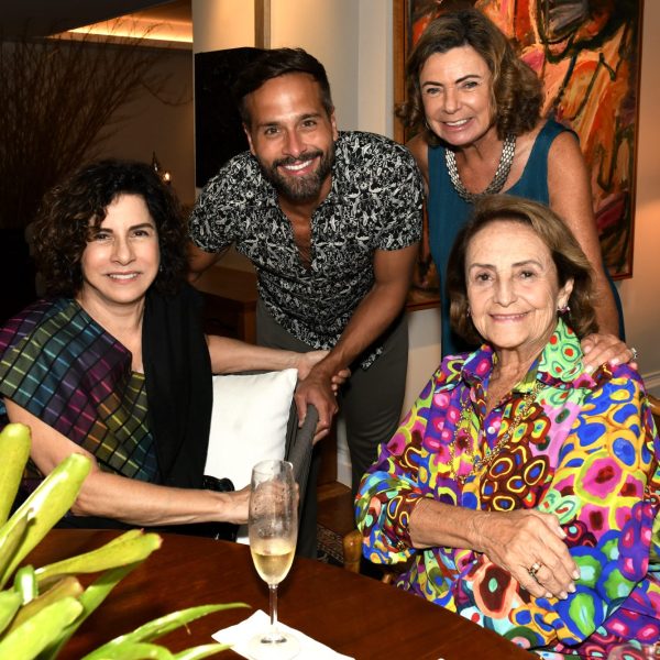 Denise Bandeira, Marcelo Calero, Rosa Maria Araújo e Lucinha Araújo