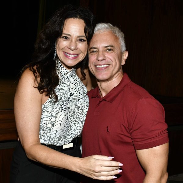 Vanessa Gerbelli e o diretor Sérgio Módena