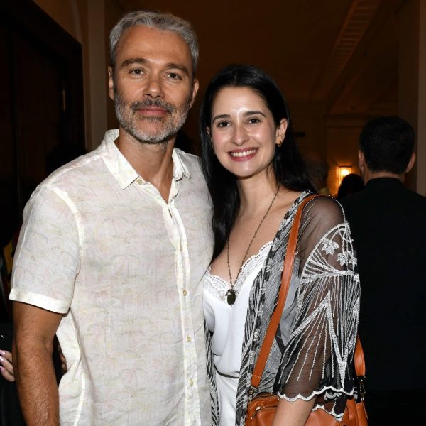 O casal Angelo Paes Leme e Anna Sophia Folch