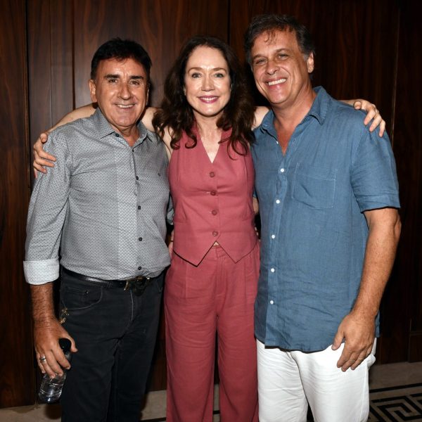 Claudio Rangel, Camila Morgado e Guilherme Fontes