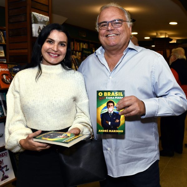 Aline Lima e Helcius Pitanguy