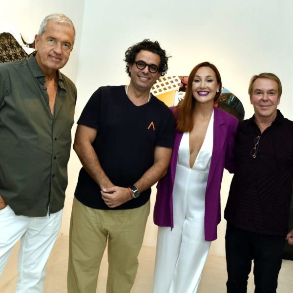 Mario Testino, Ludwig Danielian, Josie Pessoa e Luiz Carlos Ritter