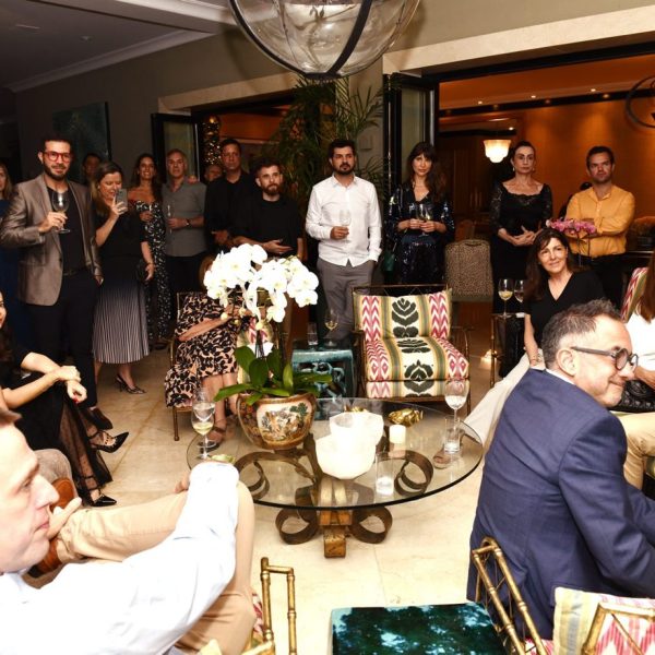 Jantar oferecido por Dulce Goettems para Carlos Zilio