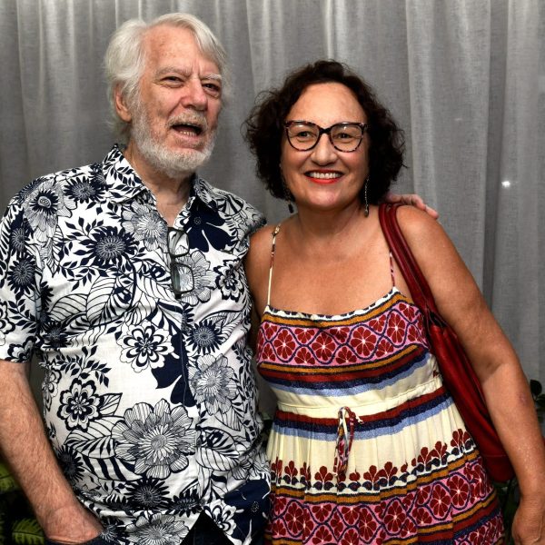 O casal Osmar Milito e Marcia