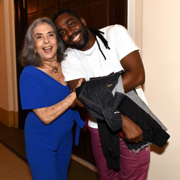 Betty Faria e Lázaro Ramos