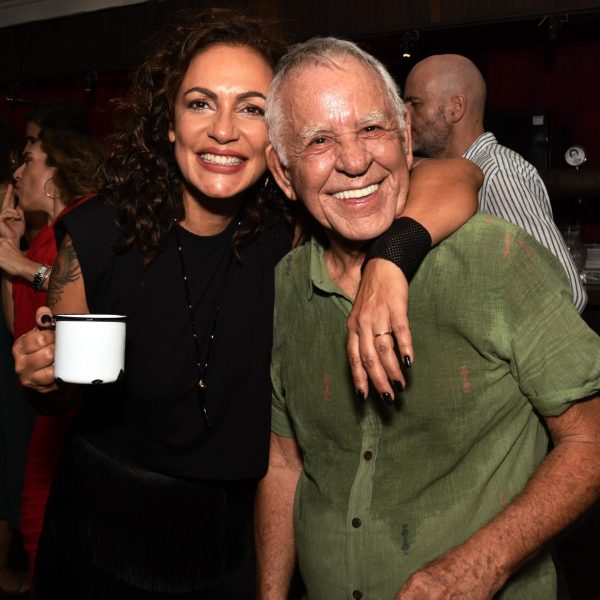 Drica Albuquerque e Nelson Motta