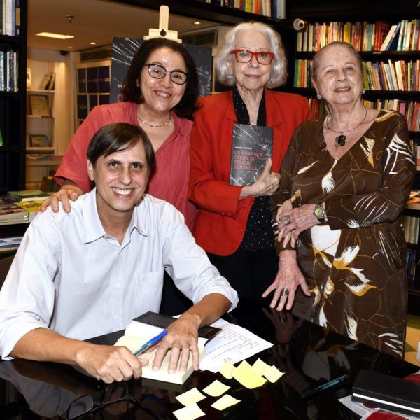 Mauro Ventura, Carmen Mello, Fernanda Montenegro e Mary Ventura