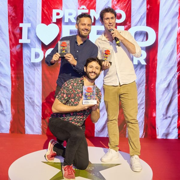 Daniel Nascimento, Anderson Bizzocchi e Elidio Sanna