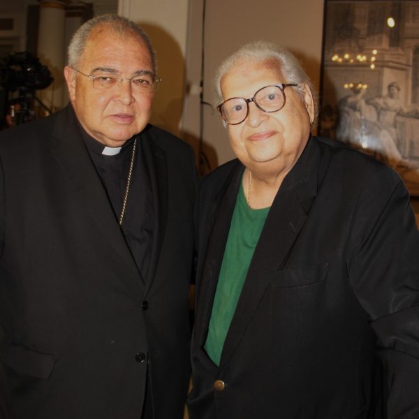 Dom Orani Tempesta e Carlos Alberto Serpa