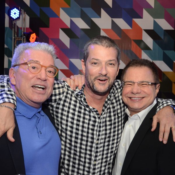 Edney Silvestre, Marcelo Serrado e Ricardo Linhares