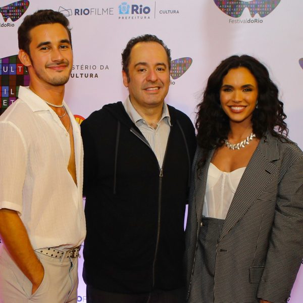 Filipe Bragança, Paulo Machline e Giovana Cordeiro