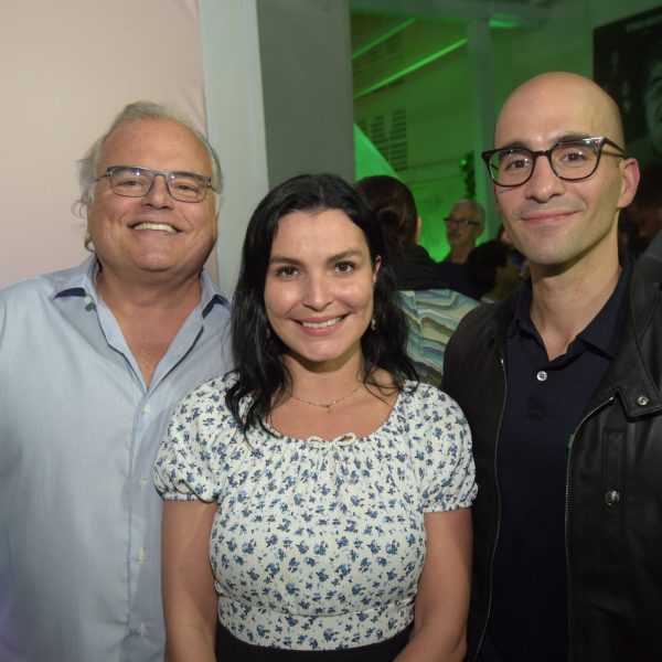 Helcius Pintanguy, Aline Lima e Nelsinho Tanure, CEO da PRIO