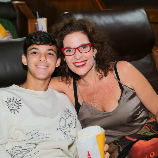 Iafa Britz e Benjamin e o filho Benjamin