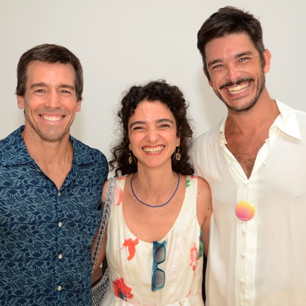 João Paulo Vasconcellos, Maria Palmeiro e Adriano Carneiro de Mendonça