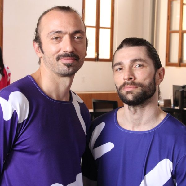 Os bailarinos Joaquim Tomé e André Neri