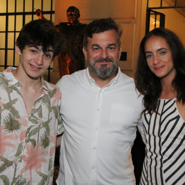 Kian e David Shurmann com Ellen Camp