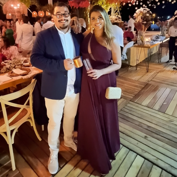Louiz Carlos da Silva e Thays Souza