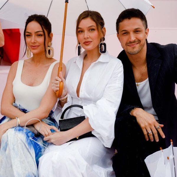 Luciana e Marcella Tranchesi e Rômulo Estrela