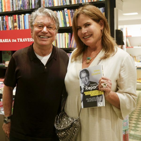 Edney Silvestre e Renata Ceribelli