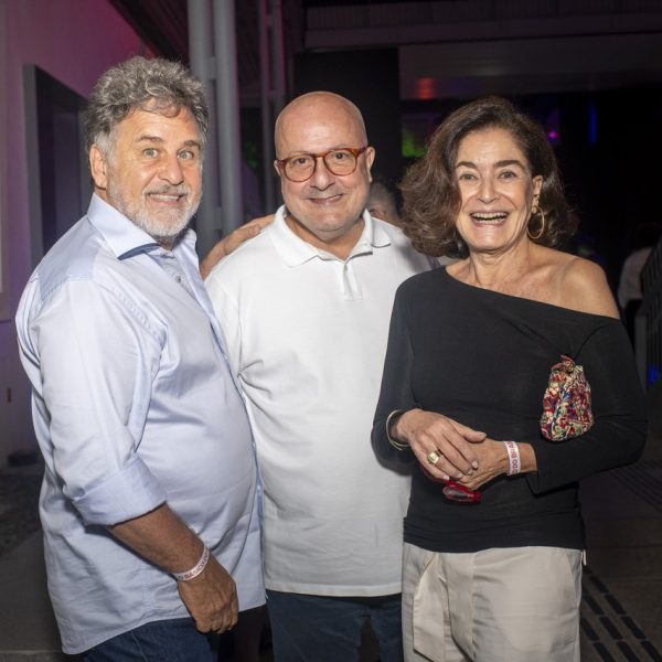 Marcos Frota, Emilio Kalil e Gloria Kalil