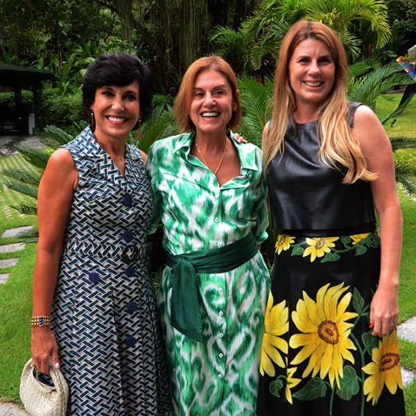 Maria Silvia Bastos, Claudia Calirman e Danielle Calirman Brigagão