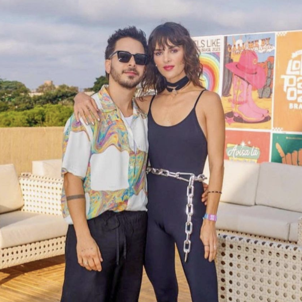 Junior Lima e Monica Benini